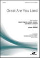 Great Are You Lord SATB choral sheet music cover